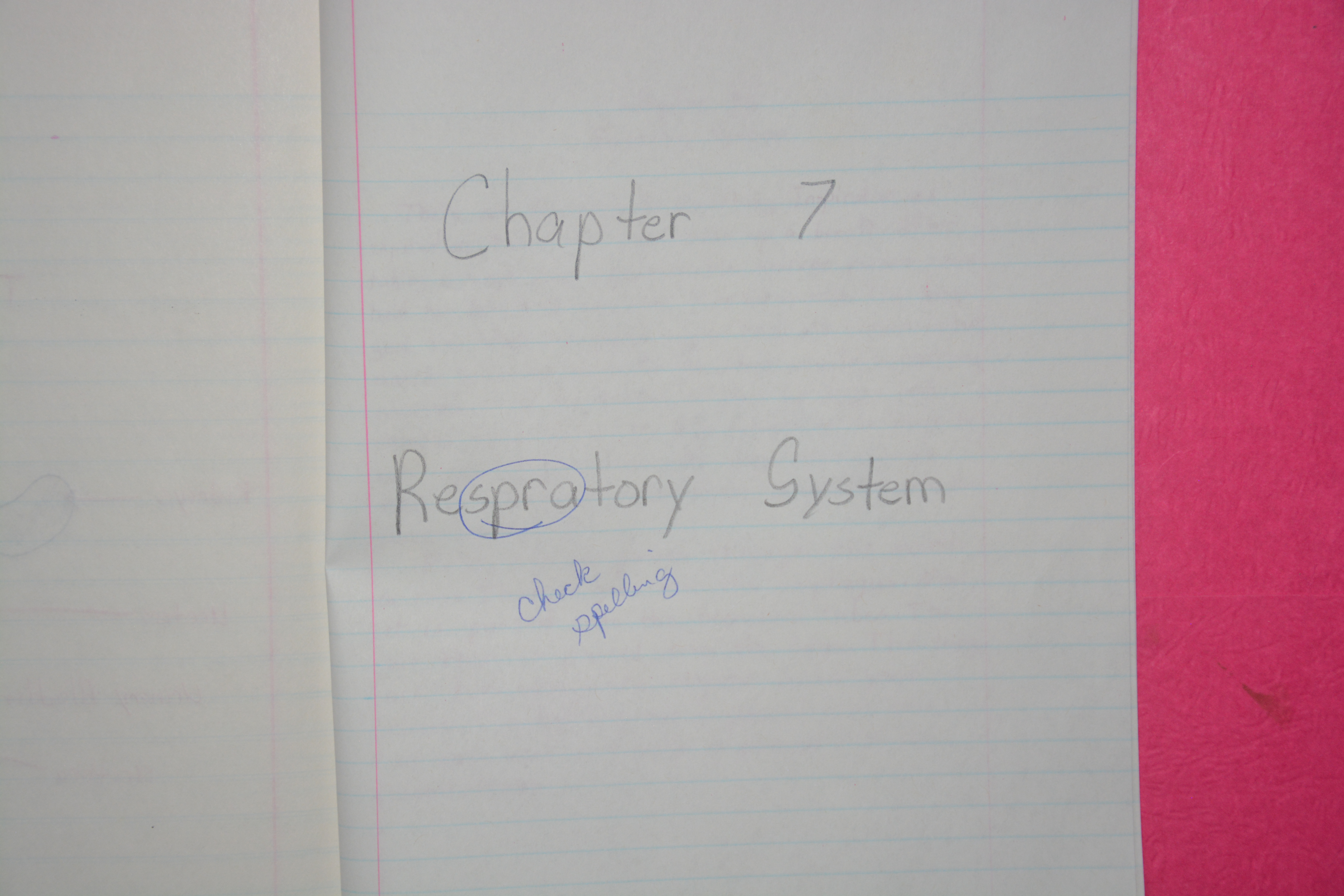 Check spelling