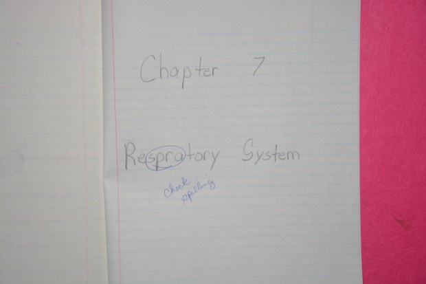 Check spelling